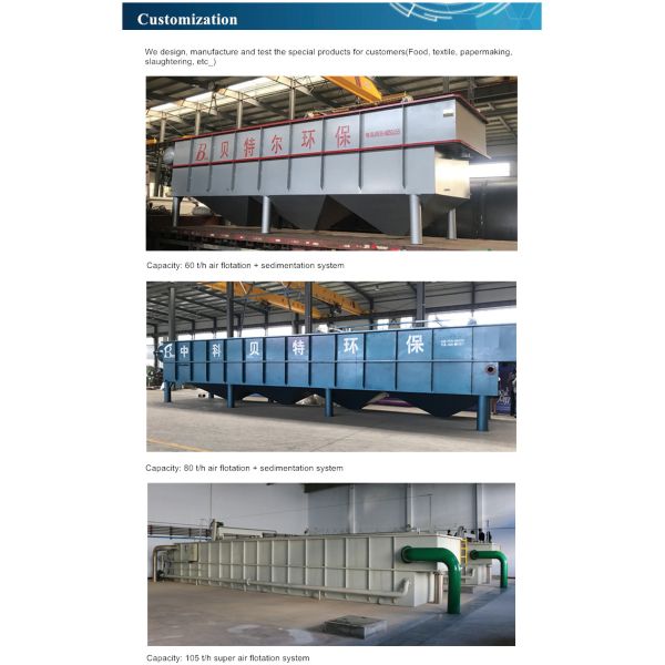 DAF Syteam Nano Bubble Generator The Best Solution for SS Oil Dissolved Air Flotation