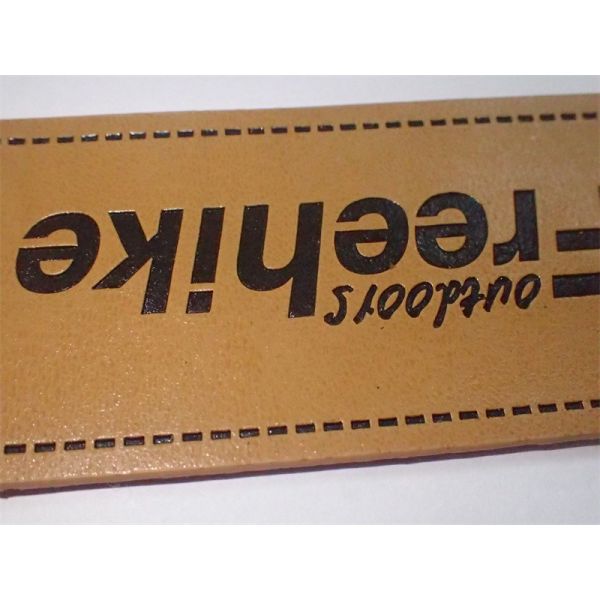 Custom Embossed Leather Patches For Jeans And Bags