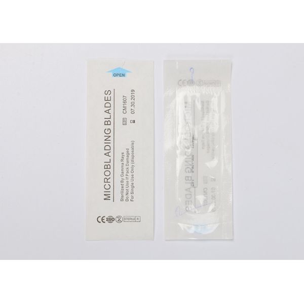 Minimum Trauma 0.25mm 9 Pin White Curve Blade For 3D Eyebrow Microblading Pen