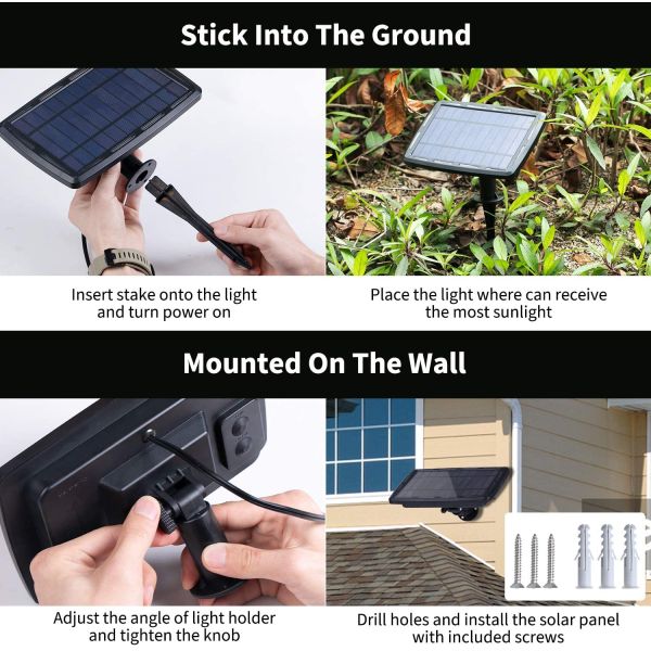 S14 Solar Light Bulb String Light 34Ft Patio Light Bulbs Shatterproof