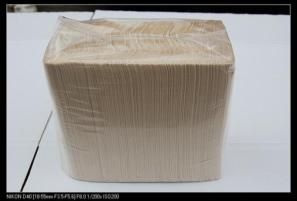 Environmental brown kraft paper tissue / napkin / serviettes for Home / Office