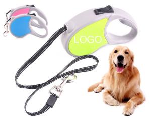 Pet towing rope automatically retractable tractor 8.5*14 colorful logo customized