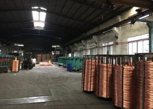 6000 Tons 8mm Upward Copper Oven Rod 24h Continuous Casting Machine