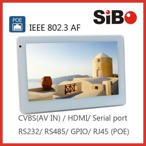 China 7 &quot; Android 4.4.4 System Wall Mount Tablet With POE And 8 Cores wholesale