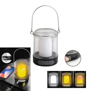 China 112x95x128mm Small Camping Lantern Plastic Outdoor Candle Lanterns 200g 33pcs SMD2835 LEDs Pure White wholesale