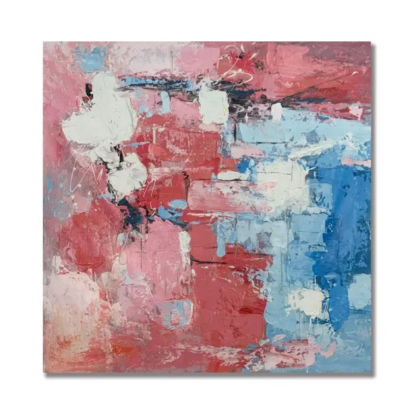 OEM Home Decor Wall Art Hand Painted Canvas Oil Painting Abstract Colorful Modern