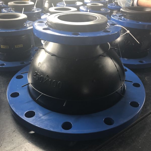 Chemical Pipeline Concentric Reducer Rubber Expansion Joint With Different Paths High-temperature Resistant