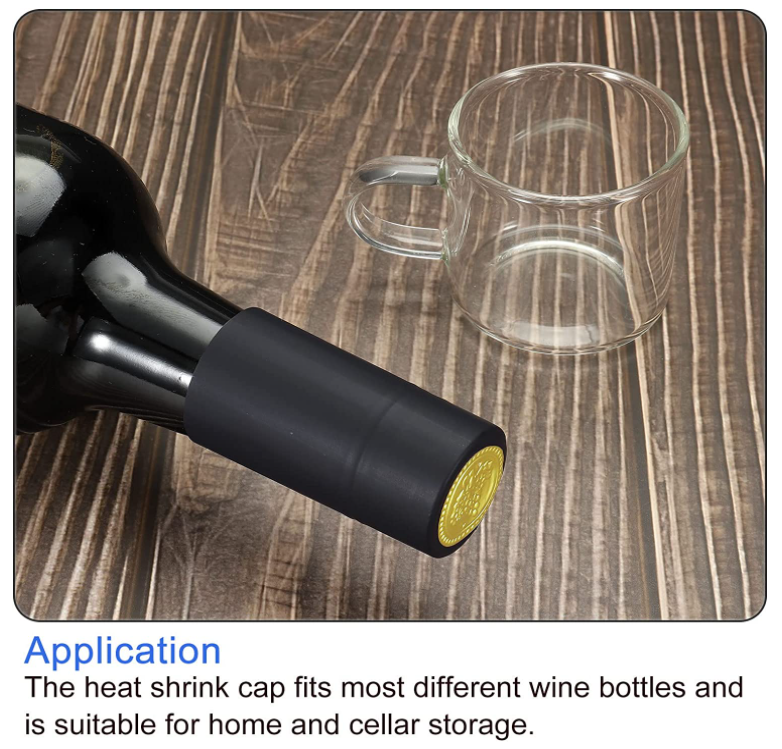 Shrink Wrap Wine Capsules Customized Clear PVC Heat Shrink Capsules for Bottle Glass