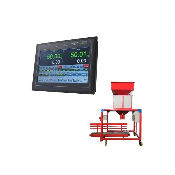 DC24V Semi Automatic Open Mouth Bagging Controller, Ration Bag Filling