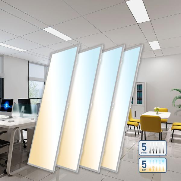 Quality USA In Stock LED Flat Panel Light ETL DLC Premium 3Power 3CCT Switchable 277V 347V 130lm/w for sale