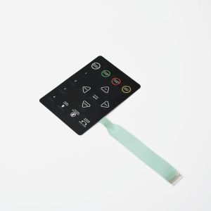 Waterproof Silicone Rubber Membrane Keypad With Silk Printing Laser Etching