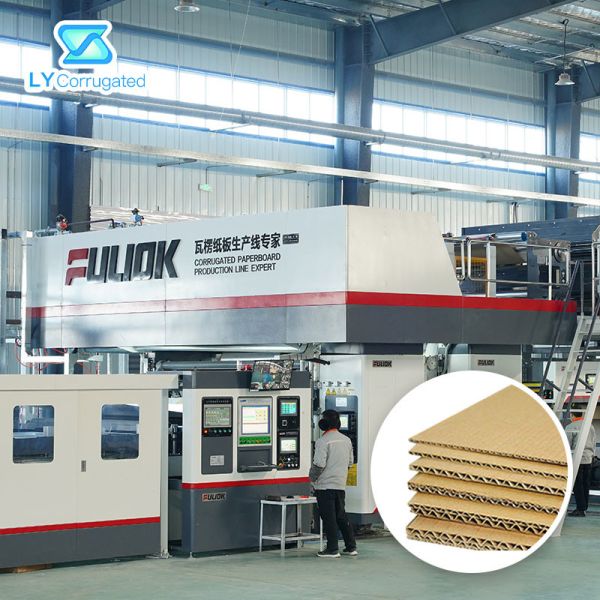 WPA Corrugated Cardboard Machine , 3 Ply Corrugated Carton Production Line