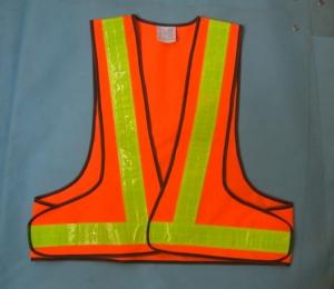 China Reflective safety vest,Fabric materials,Plastic/Silver Reflective Trim,EN 471 wholesale