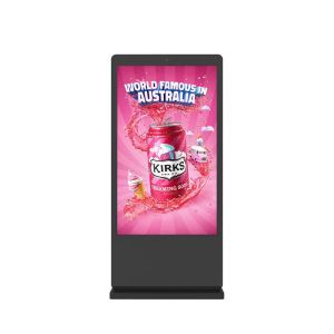 Buy cheap 86 Inch Advertising TV Display , 3000 Nits Outdoor Digital Kiosk ODM from wholesalers