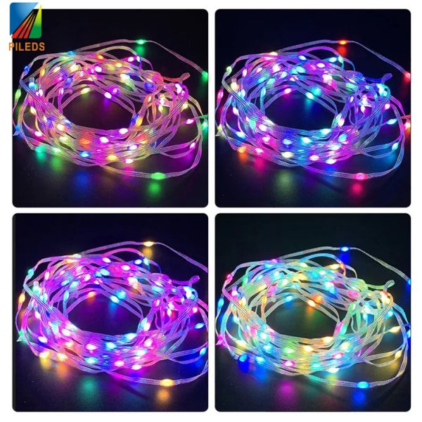 Waterproof RGB LED Christmas String Light USB Wifi Smart APP Remote Control