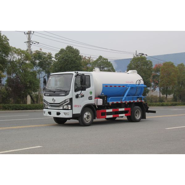 Gasoline Fuel Type Sanitation Cleaning Truck Waste Management Sewage Suction Truck