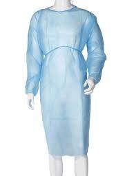 China Lab CPE Protective Apron Printing Available Cast Polyethylene Material wholesale