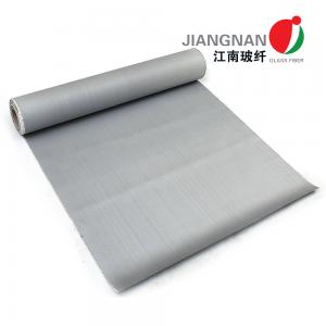 China 0.8mm Fire Retardant Waterproofing PU Coated Fiberglass Cloth Fire Resistant Fabric wholesale