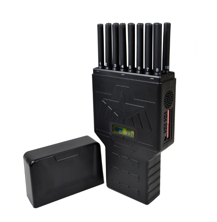 GSM 3G 4G 5G WIFI LoJack GPS Signal Jammer 18 Channels Handheld For Security Use