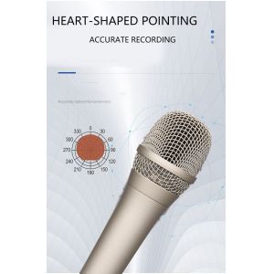 140dB SPL Wired Dynamic Instrument Microphone 180mm Length