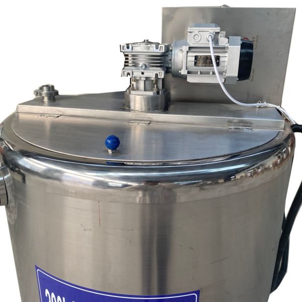 High Shear Homogenizing Tank Emulsifying Mixing Tank for Daily Chemical Mixer Milk Cosmetic Stirring Vessel Mixing Tank