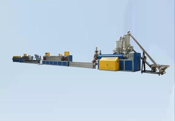 Quality PP PE Multicolor Rattan Making Machine 5-19mm Artificial Rattan Extrusion for sale