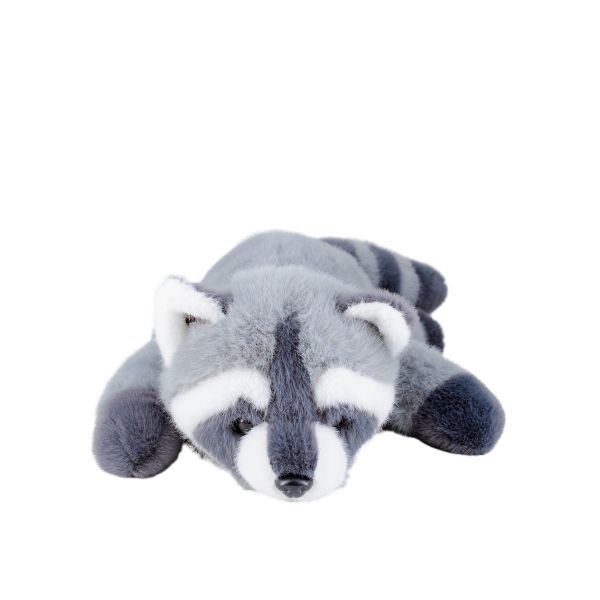 Customized Color Lifelike Stuffed Animals Kids Small Raccoon Plush Toy 30cm Size