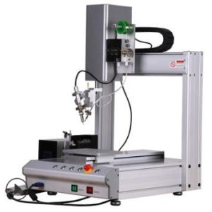 China XHL-H6331R Desktop 5-Axis Double Station Automatic Soldering Machine wholesale