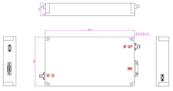 5700-5900MHz 100W RF Power Amplifier Multi-Domain Solutions