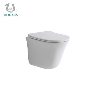 Strong Flush Rim Free Toilet Wall Suspended Toilets Anti Blocking