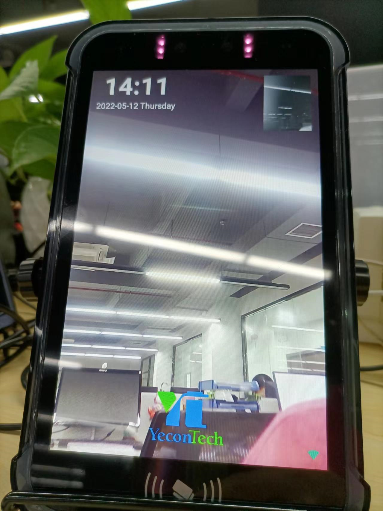 8" Screen AI Face Recognition Camera Access Control System With Card