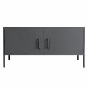China High Leg Double Door half height TV Stand Storage Cabinet for home use on sale