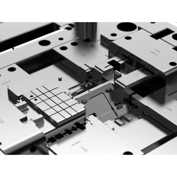 OEM / ODM : Single Cavity Injection Mold & LH Bracket (1*1) No.23399