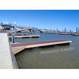 China Kaishin Aluminum Alloy Marine Floating Dock Harbour Dock Pontoons wholesale