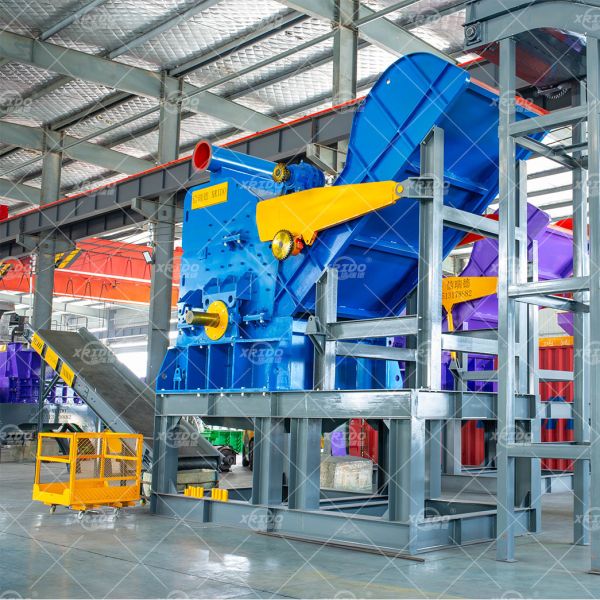 Scrap Aluminum Crusher Machine Aluminum Hammer Mill Scrap Metal Iron Mobile Crusher