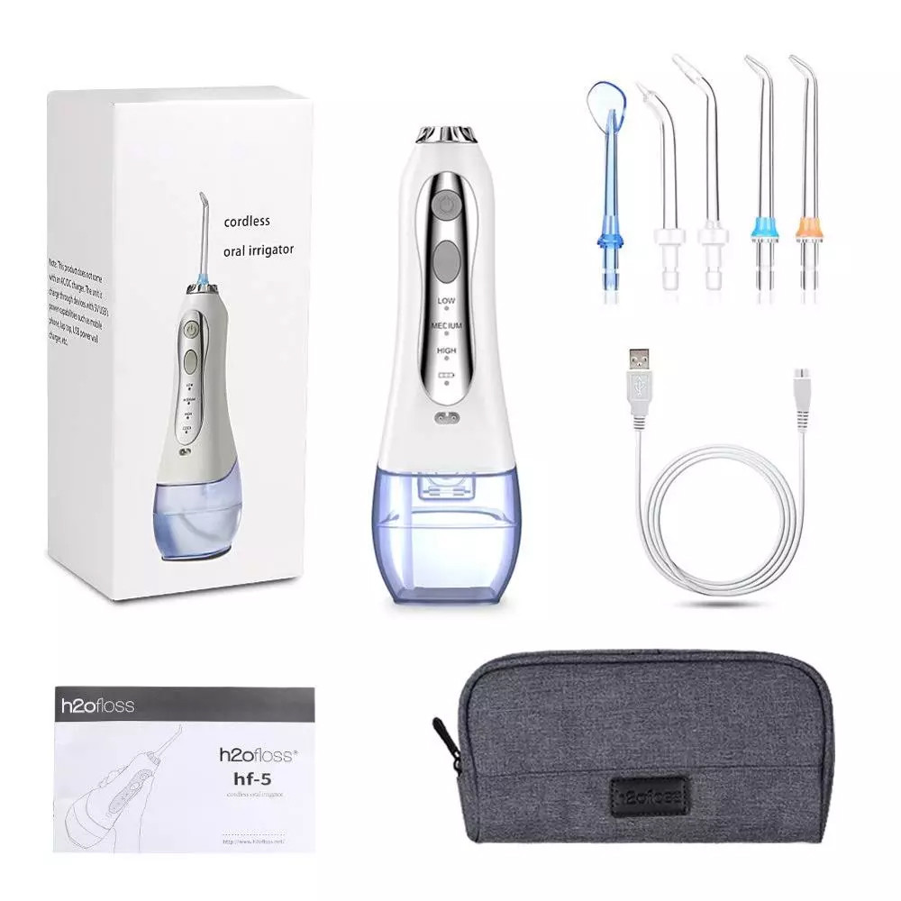 China Dental Care Ultrasonic Water Flosser Low Noise USB Charging wholesale