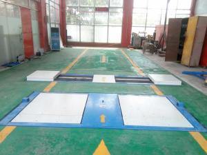 15T Secondary Vehicle Maintenance And Testing Lane Roller Brake Tester With Axle Load Side Slip Tester