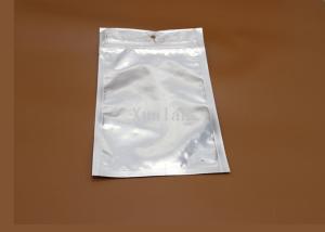 China Anti Static Material Resealable Aluminum Bags With See Through Window on sale