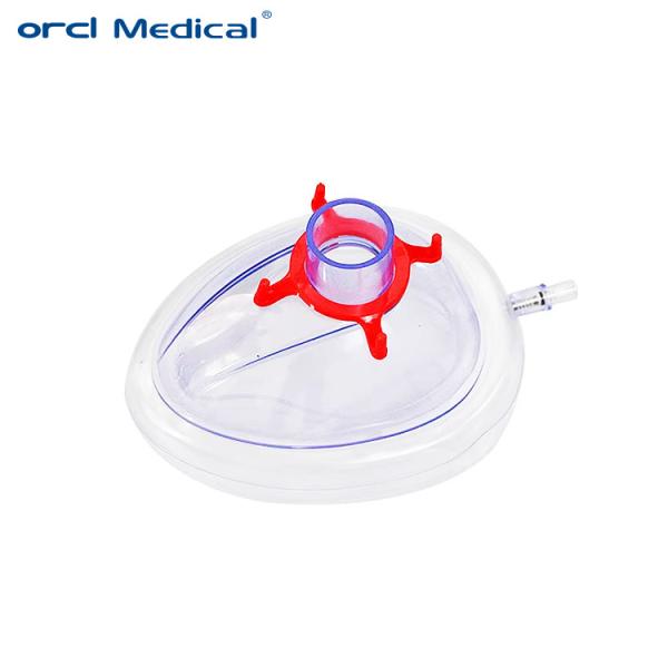 Quality Breathing Oxygen Mask With Inflatable Neonate Infant Child Adult Anesthesia Mask Manufacturer for sale