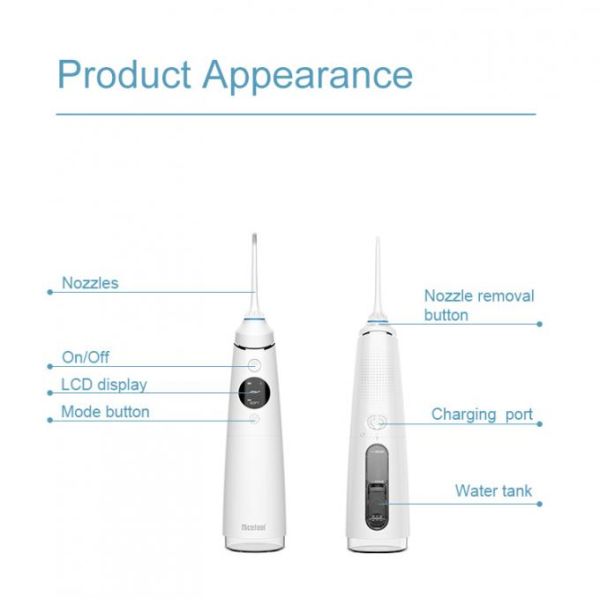 Nicefeel 2000mAh Smart Water Flosser With 280ml Tank 7