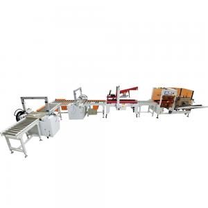 China Box Packing Fully Automatic Carton Machine 10bag / Min With Erector Sealer Conveyor on sale