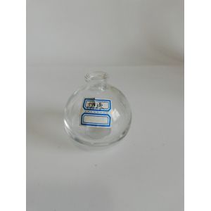 China Clear Small Glass Perfume Bottles / Oval Perfume Atomizer Bottles 30ml wholesale