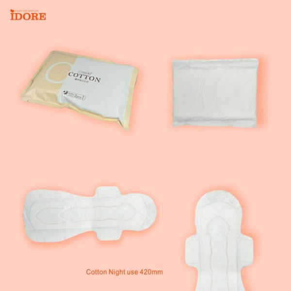 Cotton Night Use 420mm Sanitary Napkins