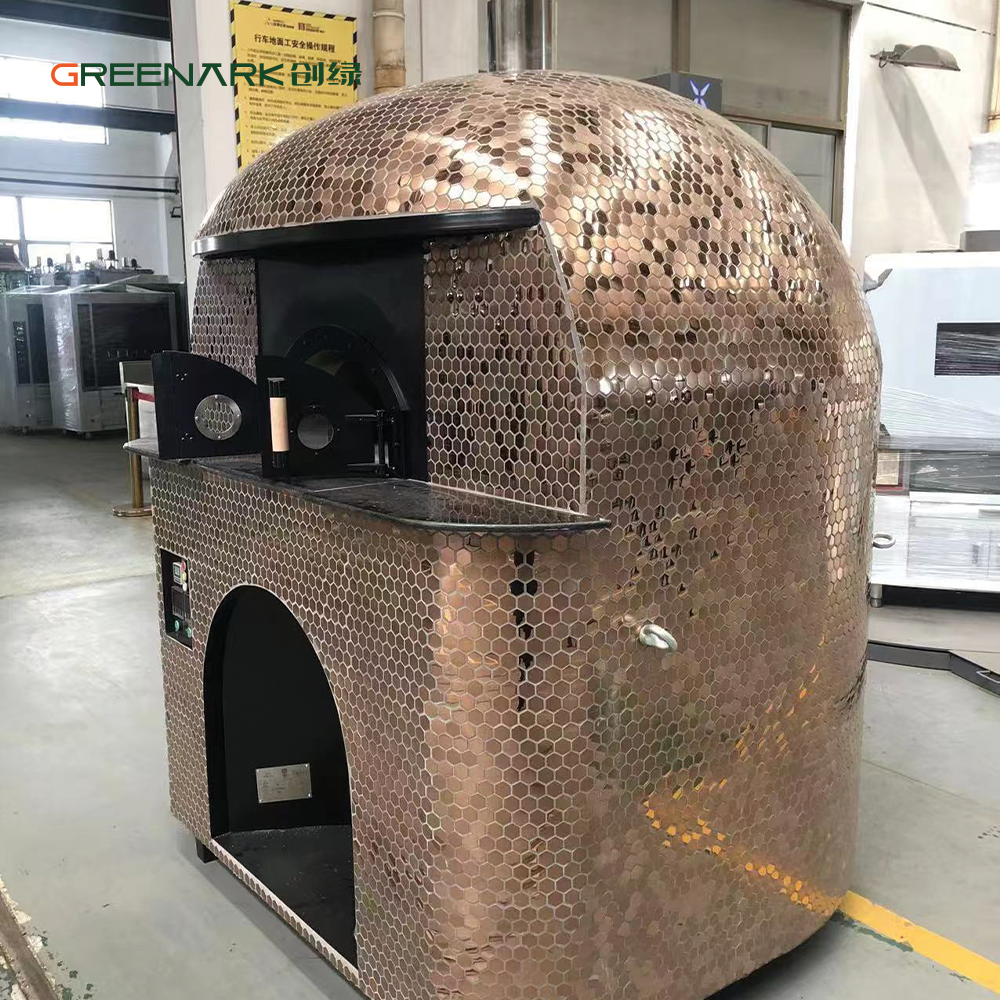 Round Wood Fired Pizza Oven 1500kg with Lava Rock Base