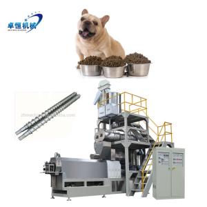 China Full Automatic Dry Dog Cat Pet Food Production Line for and Video Outgoing-Inspection wholesale