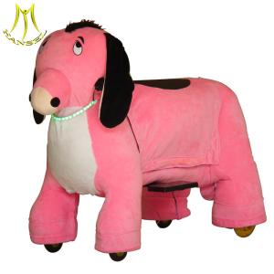 China Hansel plush motorized animals and children ride on stuffed animal bike with 24v ride on animal scooter wholesale
