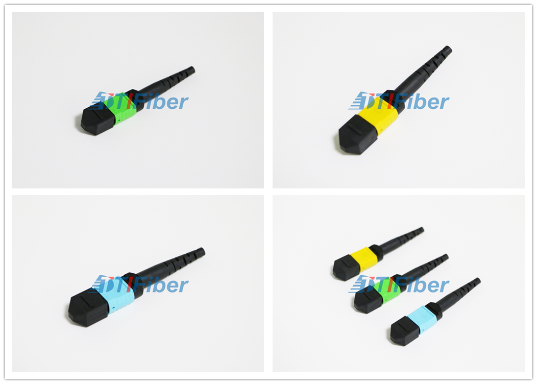 OM1 / OM2 MTP Fibre Optic Cable Connectors For Multimode Fiber Cable