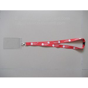 China Polyester lanyard maker for plastic badge neck ribbons wholesale wholesale