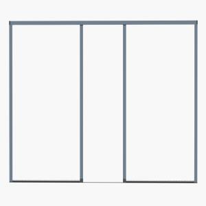 China Barrier Free Retractable Pleated Mosquito Mesh Sliding Screen Door wholesale