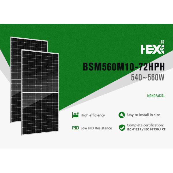 Bluesun Top Selling Monocrystalline 560w 550w Solar Panel 1000w Price Wholesale Solar Plates for Home